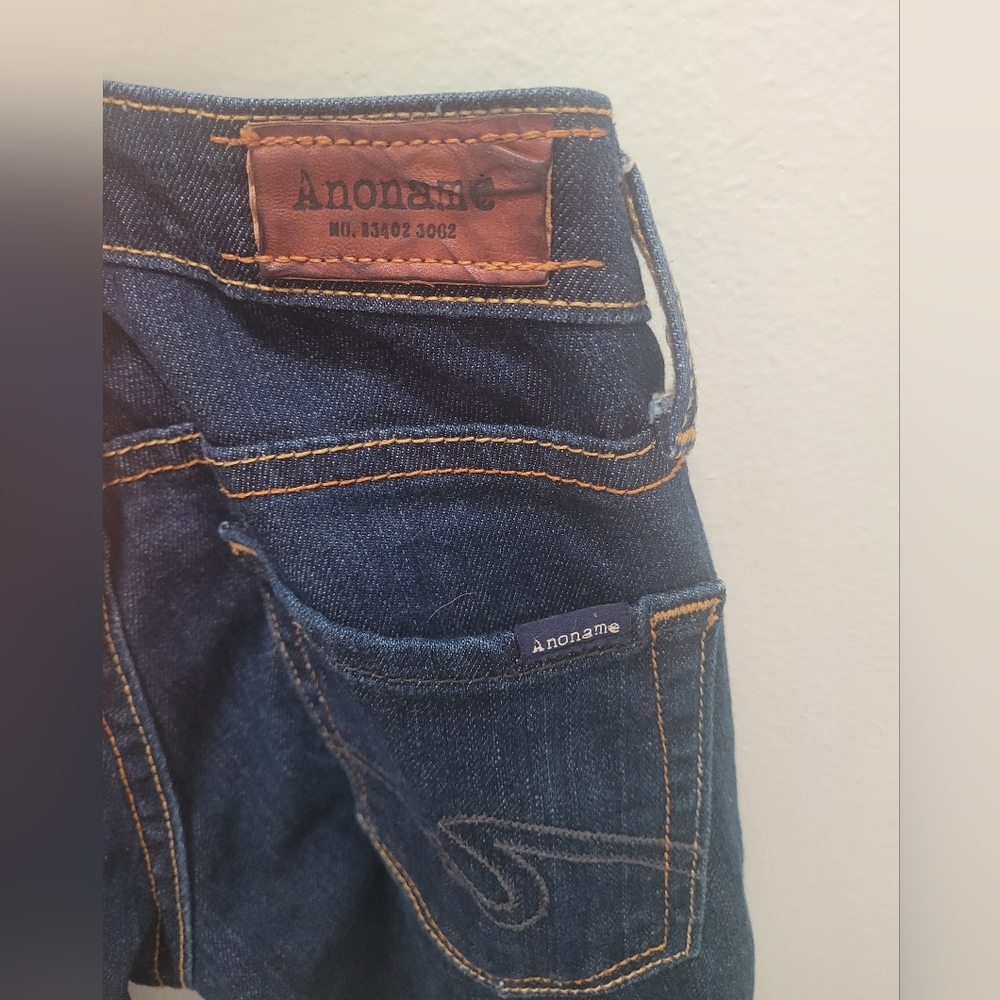 Anoname Jeans Womens Sz 24 Paris Skinny Denim Blue